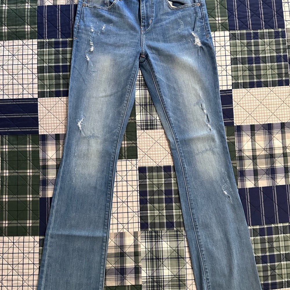 Express Barely Boot Mid-rise Stretch Jeans